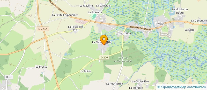 localisation de l'entreprise MONSIEUR MICHEL POILANE  VUE