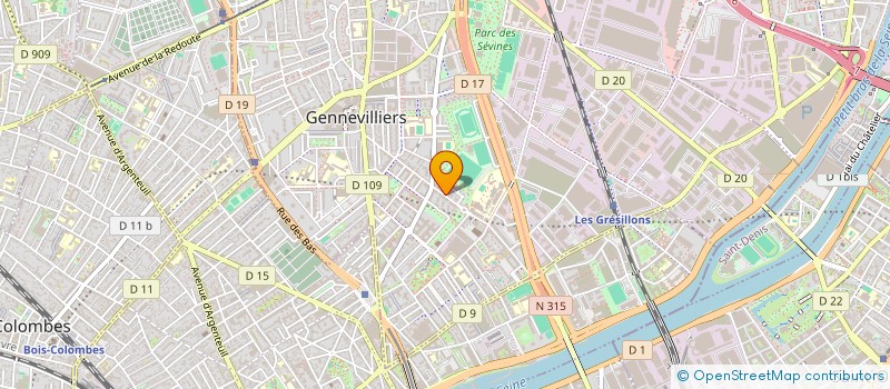 localisation de l'entreprise MONSIEUR MICHEL POINTU à GENNEVILLIERS