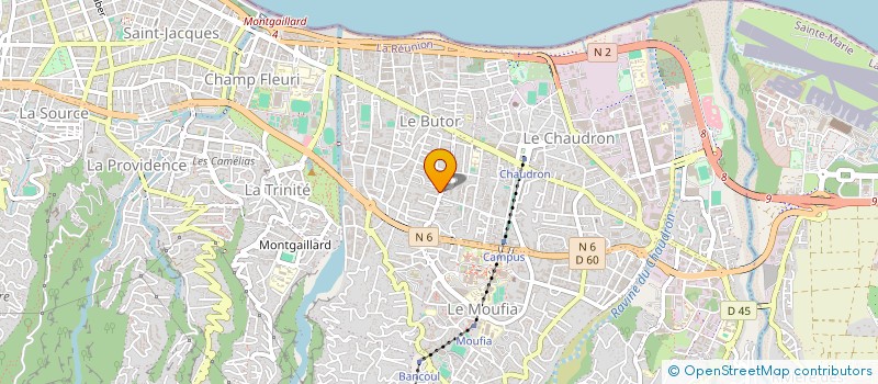 localisation de l'entreprise MONSIEUR MICHEL POINY TOPLAN à SAINT-DENIS