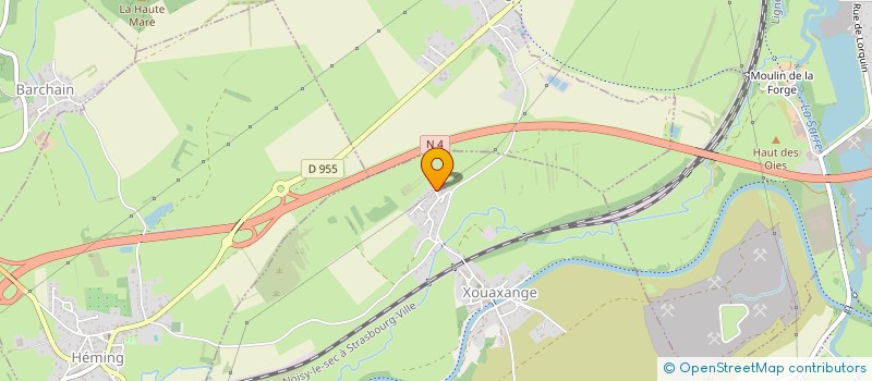 localisation de l'entreprise MONSIEUR MICHEL POIRE  XOUAXANGE