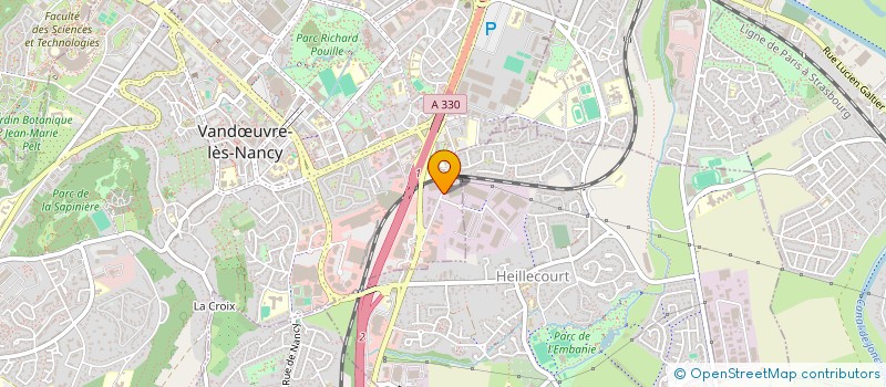 localisation de l'entreprise MONSIEUR MICHEL POIROT  VANDUVRE-LES-NANCY