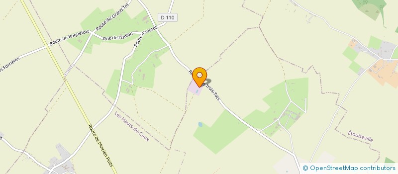 localisation de l'entreprise MONSIEUR MICHEL POISSON  LES HAUTS-DE-CAUX