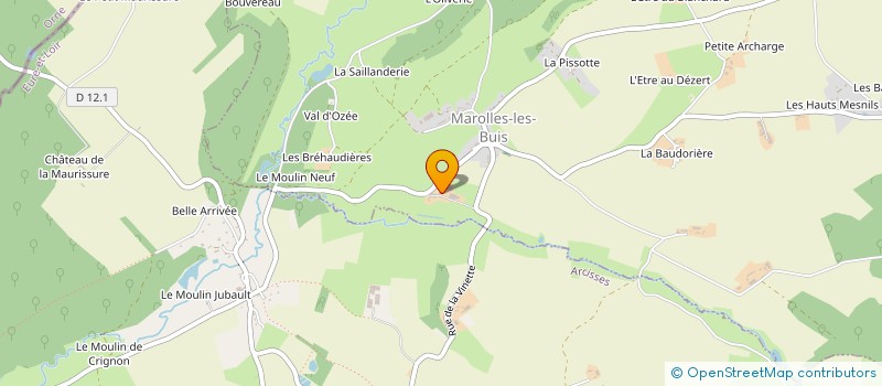 localisation de l'entreprise MONSIEUR MICHEL POIVRE à MAROLLES-LES-BUIS