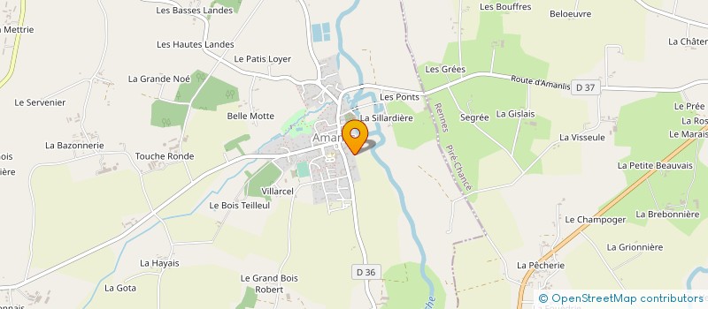 localisation de l'entreprise MONSIEUR MICHEL POLIGNE  PIRE-CHANCE