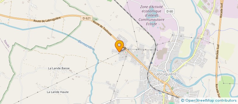 localisation de l'entreprise MONSIEUR MICHEL POLO  LABRUGUIERE