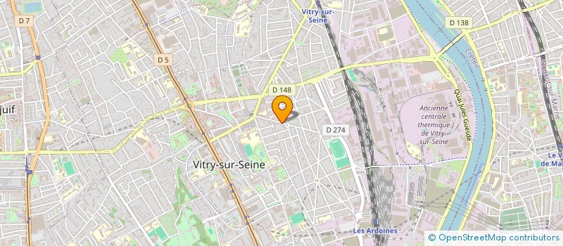 localisation de l'entreprise MONSIEUR MICHEL POMMEY  VITRY-SUR-SEINE