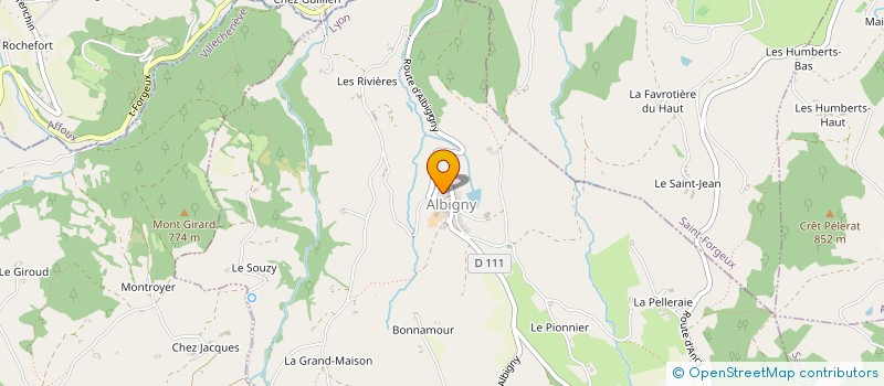localisation de l'entreprise MONSIEUR MICHEL PONCET à MONTROTTIER