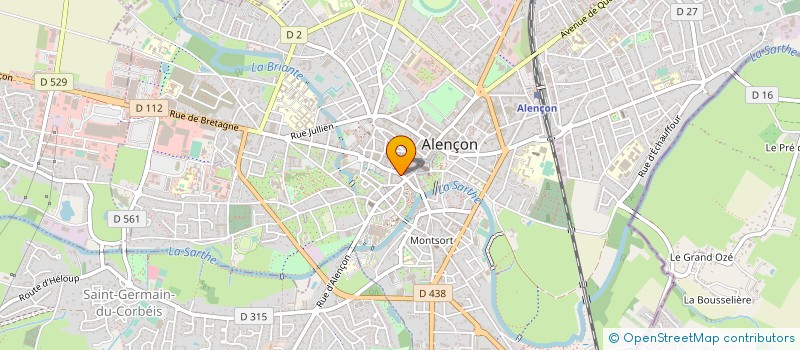 localisation de l'entreprise MONSIEUR MICHEL PONCHAUT à ALENCON