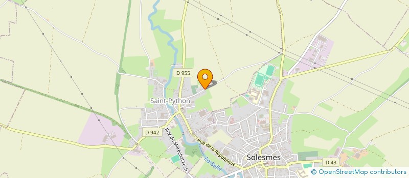 localisation de l'entreprise MONSIEUR MICHEL PONCHAUX  ROMERIES