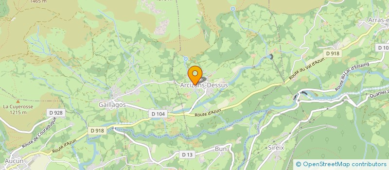 localisation de l'entreprise MONSIEUR MICHEL PONS  ARCIZANS-DESSUS