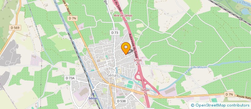 localisation de l'entreprise MONSIEUR MICHEL PONS  SENAS