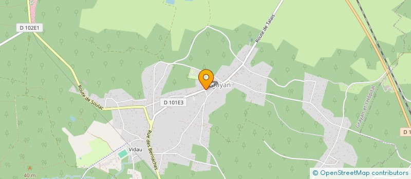 localisation de l'entreprise MONSIEUR MICHEL PONS  GRAYAN-ET-L'HOPITAL