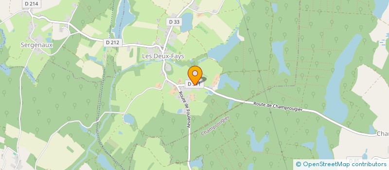 localisation de l'entreprise MONSIEUR MICHEL PONSOT  LES DEUX-FAYS