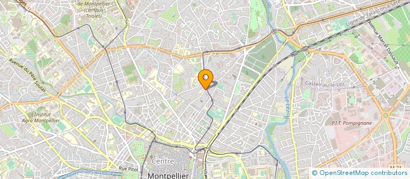 localisation de l'entreprise MONSIEUR MICHEL PONSY à MONTPELLIER