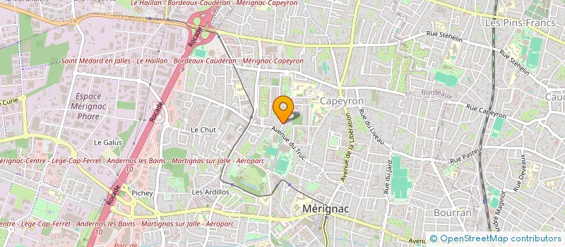 localisation de l'entreprise MONSIEUR MICHEL PONTICO à MERIGNAC