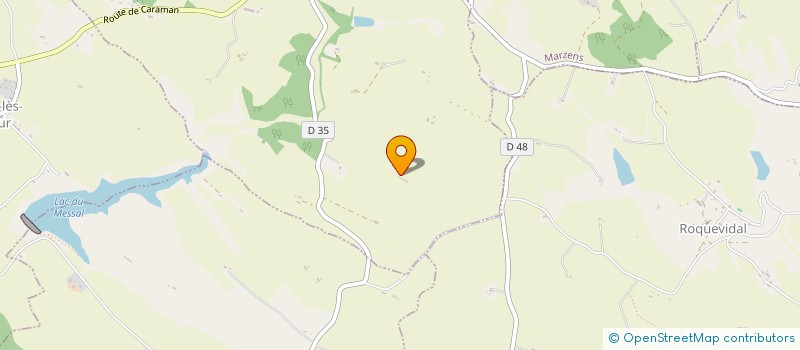 localisation de l'entreprise MONSIEUR MICHEL PONTIER  MARZENS