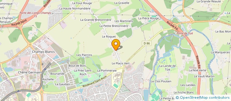 localisation de l'entreprise MONSIEUR MICHEL PONTRUCHER  CESSON-SEVIGNE