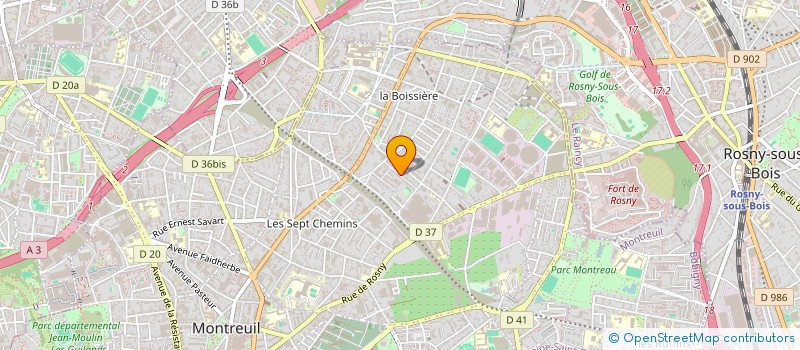 localisation de l'entreprise MONSIEUR MICHEL POPADIC à MONTREUIL