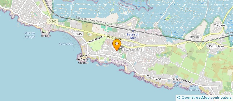 localisation de l'entreprise MONSIEUR MICHEL PORCHE  BATZ-SUR-MER