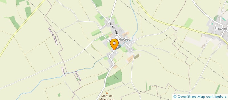 localisation de l'entreprise MONSIEUR MICHEL POREZ-GRISEUR  SENLIS-LE-SEC