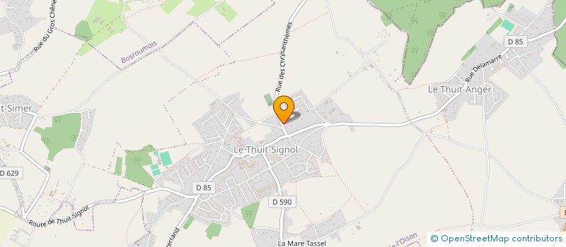 localisation de l'entreprise MONSIEUR MICHEL PORTE  LA HAYE-DU-THEIL