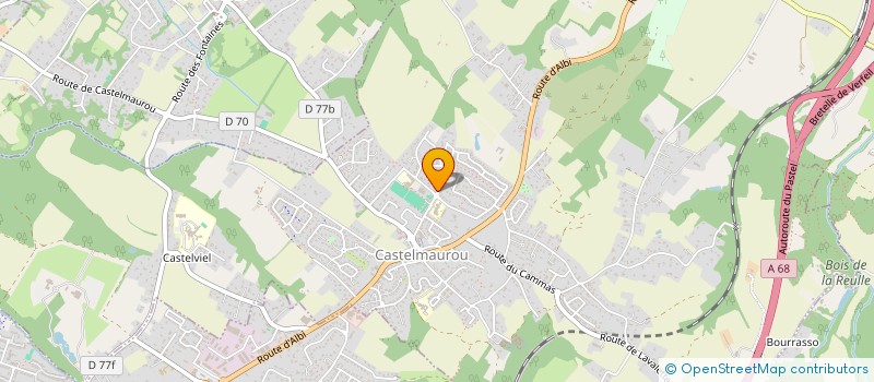 localisation de l'entreprise MONSIEUR MICHEL PORTEBOIS  CASTELMAUROU