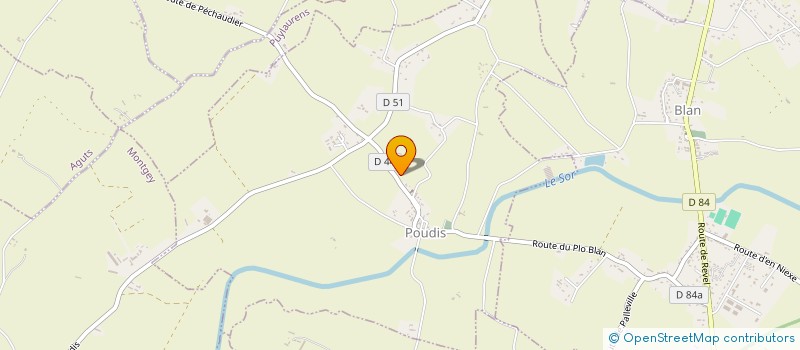 localisation de l'entreprise MONSIEUR MICHEL PORTES  POUDIS