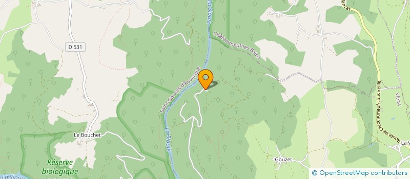 localisation de l'entreprise MONSIEUR MICHEL PORTIER  CHARBONNIERES-LES-VIEILLES