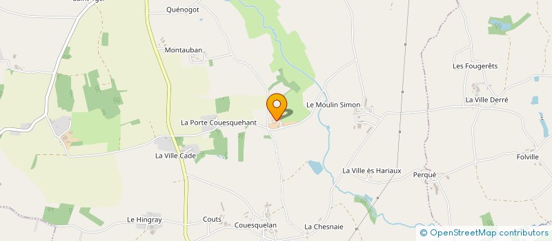 localisation de l'entreprise MONSIEUR MICHEL PORTIER à MENEAC