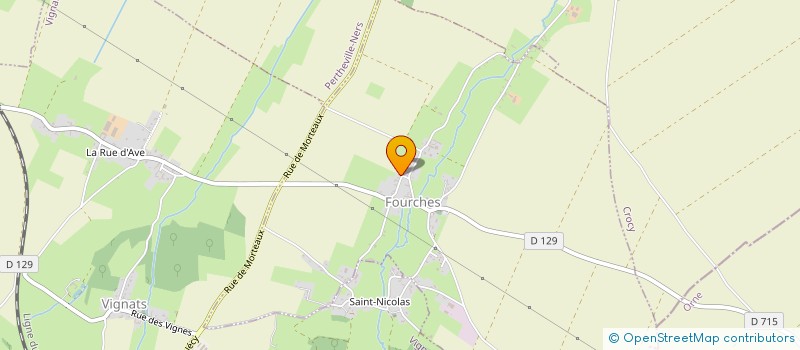 localisation de l'entreprise MONSIEUR MICHEL PORTIER  FOURCHES