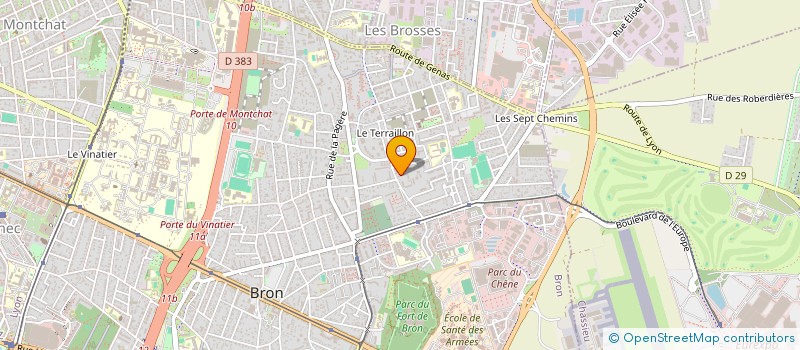 localisation de l'entreprise MONSIEUR MICHEL POSBIYIKIAN CORVEE à BRON