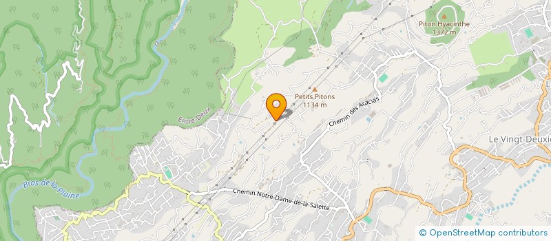 localisation de l'entreprise MONSIEUR MICHEL POTHIN  LE TAMPON