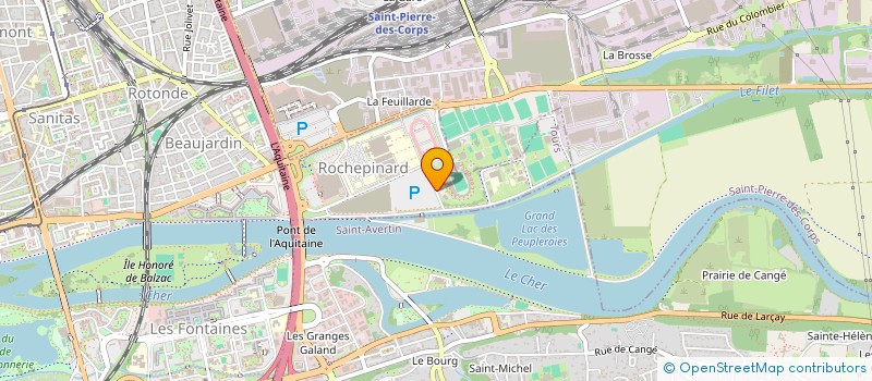 localisation de l'entreprise MONSIEUR MICHEL POTTIER  TOURS