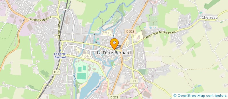 localisation de l'entreprise MONSIEUR MICHEL POTTIER  LA FERTE-BERNARD