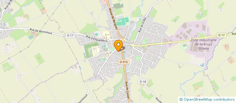 localisation de l'entreprise MONSIEUR MICHEL POUBLANC  BOLLEZEELE