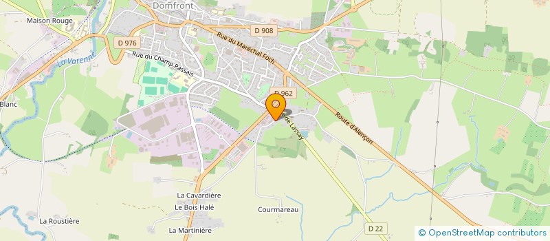 localisation de l'entreprise MONSIEUR MICHEL POUCHARD à DOMFRONT-EN-POIRAIE