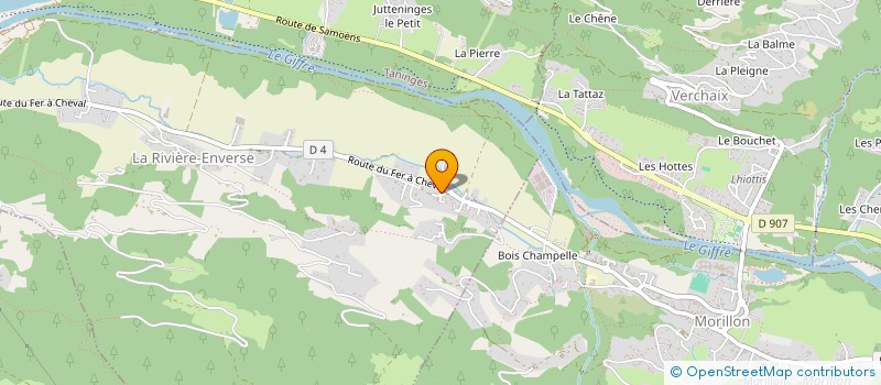 localisation de l'entreprise MONSIEUR MICHEL POUCHIN à LA RIVIERE ENVERSE