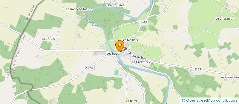 localisation de l'entreprise MONSIEUR MICHEL POUHET à MERIGNY