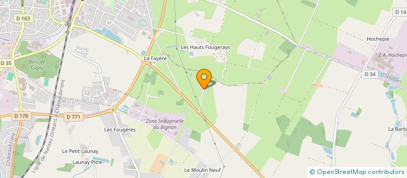 localisation de l'entreprise MONSIEUR MICHEL POULAIN à ERBRAY