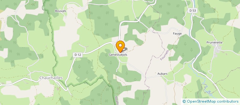 localisation de l'entreprise MONSIEUR MICHEL POULALION  NOALHAC