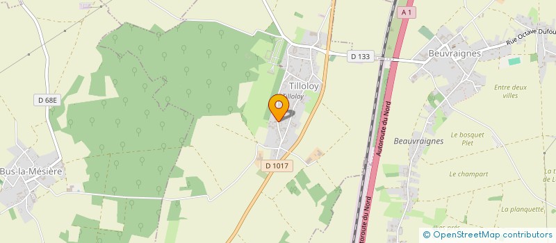 localisation de l'entreprise MONSIEUR MICHEL POULIQUEN  LIANCOURT-FOSSE