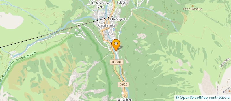 localisation de l'entreprise MONSIEUR MICHEL POULOT-CAZAJOUS à CAUTERETS
