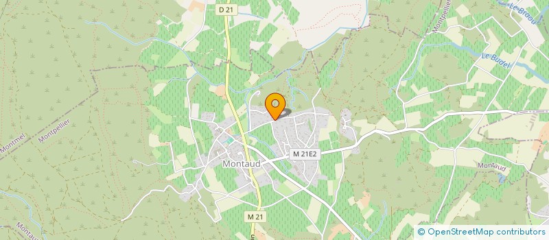 localisation de l'entreprise MONSIEUR MICHEL POURRA  MONTAUD