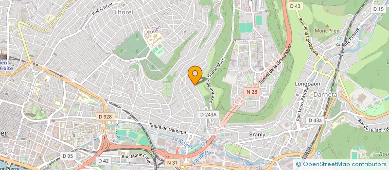 localisation de l'entreprise MONSIEUR MICHEL POUSSE  ROUEN