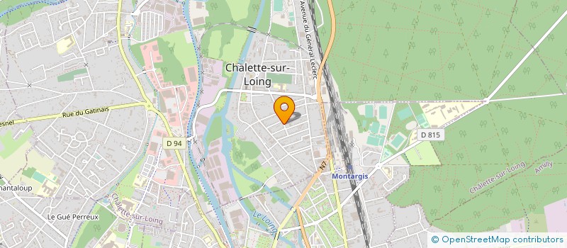 localisation de l'entreprise MONSIEUR MICHEL POUSTAY à CHALETTE-SUR-LOING