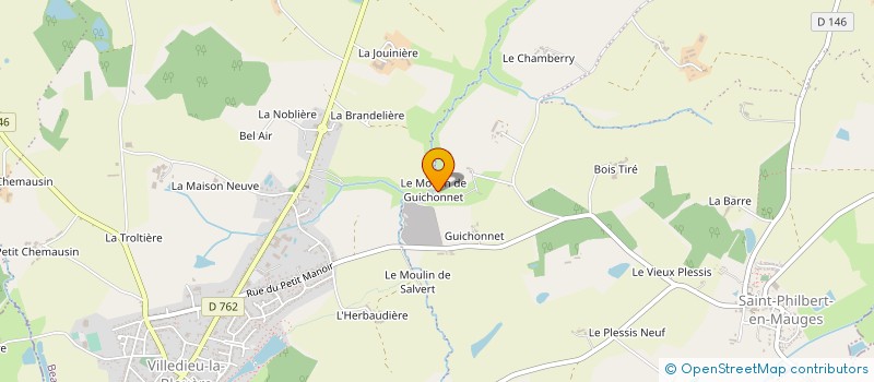 localisation de l'entreprise MONSIEUR MICHEL POUVREAU à BEAUPREAU-EN-MAUGES