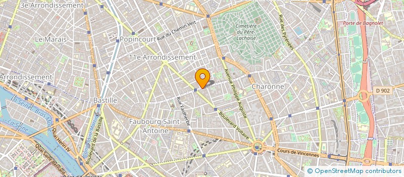 localisation de l'entreprise MONSIEUR MICHEL POUZOL à PARIS