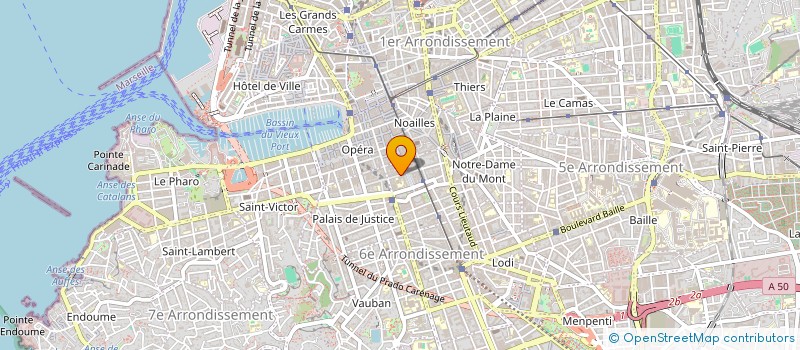 localisation de l'entreprise MONSIEUR MICHEL PRADAL  CHATEAUNEUF-LES-MARTIGUES