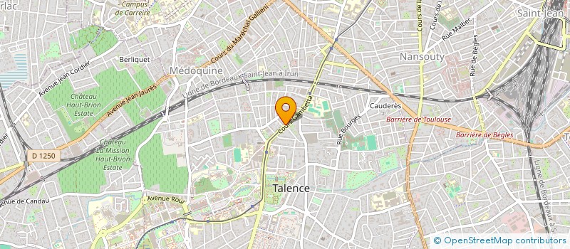 localisation de l'entreprise MONSIEUR MICHEL PRAGOUT à TALENCE