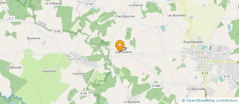 localisation de l'entreprise MONSIEUR MICHEL PRAGOUT à ORADOUR-SUR-VAYRES